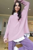 Conrad Oversized Boxy Knit Indian Rose /20=